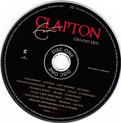 Постер Eric Clapton - Greatest Hits Eric Clapton - Greatest Hits