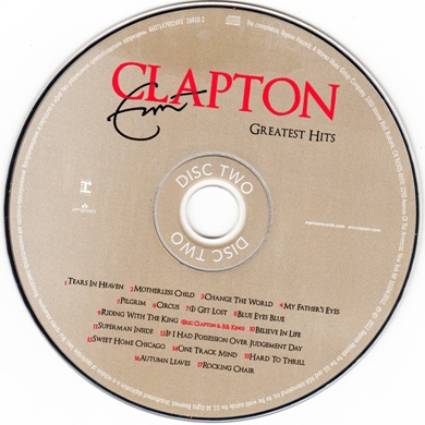 Постер Eric Clapton - Greatest Hits Eric Clapton - Greatest Hits