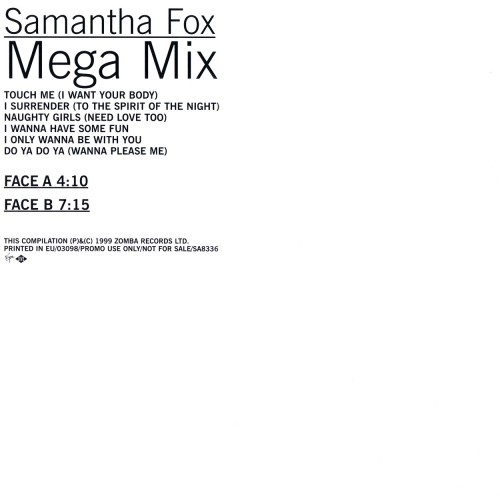 Постер Samantha Fox - Discography Samantha Fox - Discography