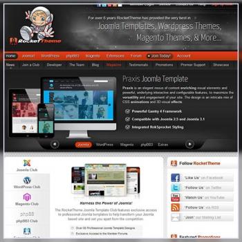 RocketTheme - шаблоны и расширения для CMS Joomla 2.5-3.2