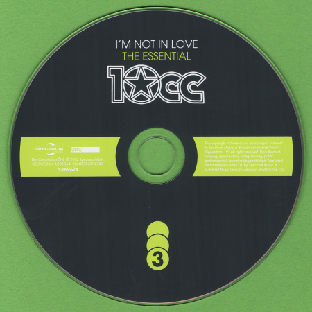 Постер 10cc - I'm Not In Love: The Essential 10cc - I'm Not In Love: The Essential