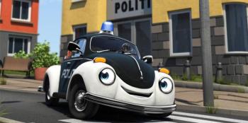 Плодди / Pelle Politibil gar i vannet MVO