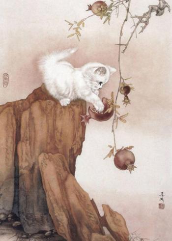 Кошки художника Сюй Синьци