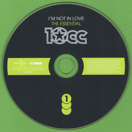 Постер 10cc - I'm Not In Love: The Essential 10cc - I'm Not In Love: The Essential