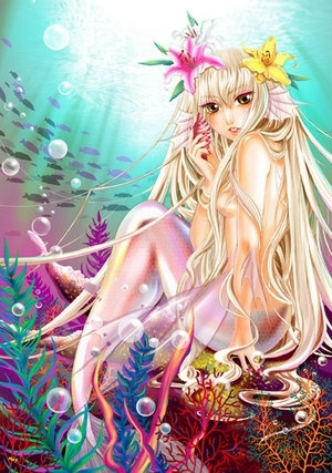 Аниме-арт с русалками / Art Mermaid