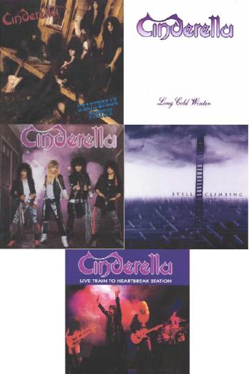 Cinderella (5 альбомов 1986-1994)