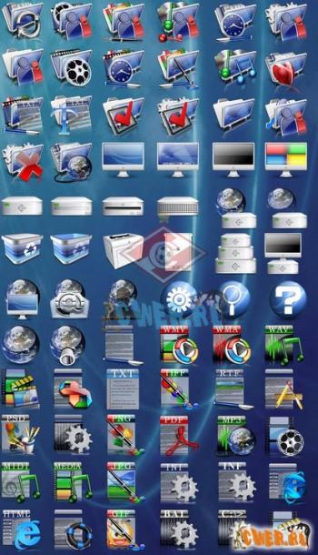 Иконки: Blue Horizon Icons Pack