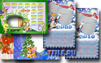 Шаблоны для изготовления календарей на 2009-2010 годы
