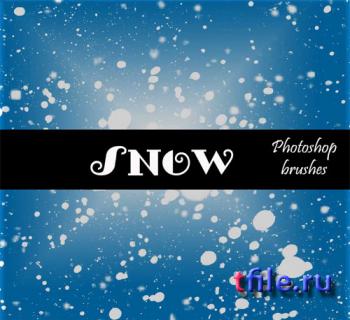Набор новогодних кистей для Photoshop