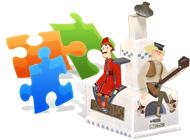 Про Федота-стрельца, удалого молодца Jigsaw World Fedot