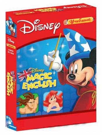 Учим английский с героями Диснея / Disney s Magic English (серии 1-32) + дополнительные печатные и аудио материалы