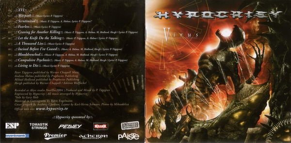 Постер Hypocrisy - Discography Hypocrisy - Discography