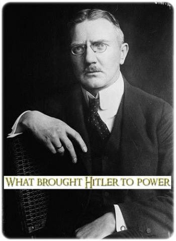 Что привело Гитлера к власти / What brought Hitler to power MVO